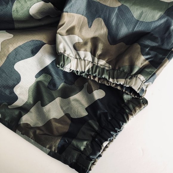 LANDS' END Camouflage Hooded Jacket/Windbreaker Young Men's Size XL 18-20 - Picture 4 of 10